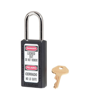 411BLK | Zenex Padlock - Keyed different - Key retaining main