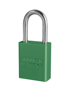A1166MKGRN | Anodized Aluminium Padlocks - Master Keyed (Master Key to order separately) - 6 Pin locking mechanism main