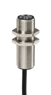 inductive proximity sensor XS5 M18, L62mm, brass, Sn5mm, 12...48 VDC, cable 2 m, XS518BLPAL2