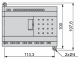 modular smart relay, Zelio Logic SR2 SR3, 26 IO, 24V DC, clock, display, 10 relay outputs alt_view_4