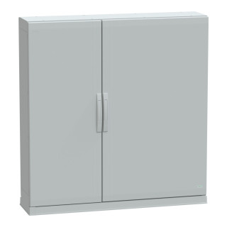 Floor standing polyester enclosure, PanelSeT PLA, plain door, open bottom, 1250x1250x320mm, IP54, IK10 main