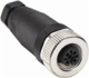 Connector DOS-1204-G, 4 PIN, female straight, 3A, 250V, 4…6mm, M12, IP67, 6007302 Sick main