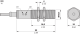 Capacitive proximity sensors XT, cylindrical M18, brass, 2-wire, Sn 5 mm, cable 2 m, 1 NO, XT518B1FAL2 alt_view_2