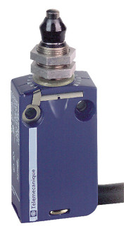 Limit switch, XCMD, M16 booted nitrile end plunger, 1NC+1 NO, snap, 1 m, XCMD21G1L1