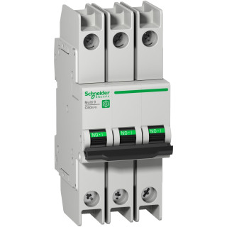 Automātslēdzis Multi9 C60BPR 3P D 4A 10kA 480Y/277V MCB, Schneider Electric, M9F53304 main
