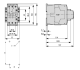 Kontaktors 22kW, 3P, 50A, spole 230VAC, LTD25033 Schrack Technik alt_view_2
