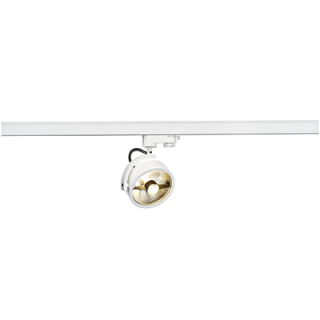 KALU TRACK QPAR111 lamp head, white, incl. 3-circuit adaptor main