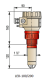 ANACONT DO raidītājs; Programmators un lokalais indikators nav iekļauti; DO1-mA-10 (10 ppm) ; 1 1/2" BSP / PVDF; 4-20 mA + HART LED1224M Nivelco alt_view_3