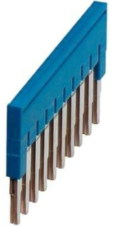Plug-in bridge, Linergy TR, 10 points, for 2.5mm² terminal blocks, blue, 10 way, set of 10 main
