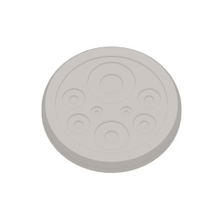 Cable entry grommets 50mm, 8 cable glands, (1PU=5pcs.)
