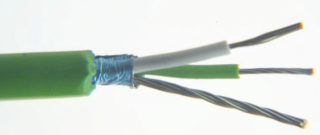 Termokompensācijas kabelis,K tipa, Ekrēts, PVC izolācija, 7/0.2mm Ekrēts, PVC izolācija, +105°C Max, 7/0.2mm , - 1m 6117924 main