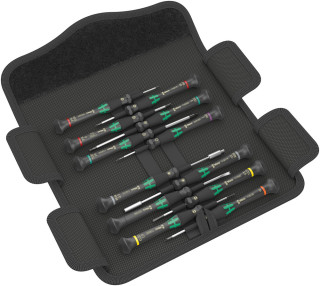 Kraftform Micro 12 Electronics 1 Набор отверток для электронщиков, 12 предметов, 05073677001 Wera main