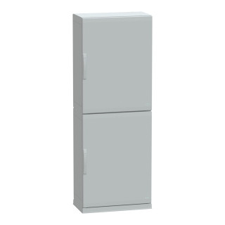 Floor standing polyester enclosure, PanelSeT PLA, plain door, open bottom, 2000x750x420mm, IP54, IK10 main