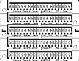 Marking tags 100x symbol 'PE'