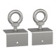 Set of 2 lifting eyes M8. Maximum load: 200kg main