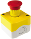 Yellow station - 1 red mushroom head pushbutton Ø40 turn to release 1NC, XALK178 Schneider Electric alt_view_2