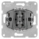 Two-gang push button 1 NO, separate circuits, cage clamps, EV100123 Schrack Technik main