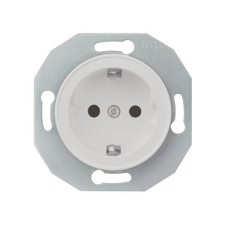 Renova Socket outlet 1 y earthed white main
