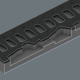 9820 Ложемент набор 8000 A трещотка 1/4" Zyklop 1, неукомплектованный, 172 мм x 30 мм x 392 мм, 05137320001 Wera alt_view_2