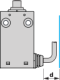 XCMH Limit Switches Miniature Plastic Metal Roller Lever NC + NO Snap L1, XCMH2115L1 alt_view_3