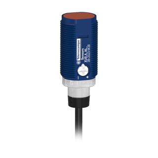 Фотоэлектрический датчик, Cylindrical, Plastic, Thru-beam, Receiver, Smax 30m, NPN, Cable 2m, XUB2ANXNL2R main