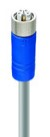 IO Link Master Single-Ended Pre-wired, L-Coded Power cable, Female, straight, 5-Pin(4+FE), PUR, 1.5 mm², 2 m, XZCPK75DL2