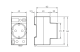 DIN socket, Acti9 iPC, 2P+E, 16A, 250VAC, german alt_view_3