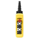 Pendant control station, Harmony XAC, plastic, yellow, 4 push buttons 2NO + 1NC, 1 emergency stop latching 3NC main