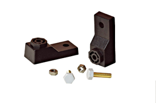 Wall-mounting brackets incl. fixingmaterial for Minipol enclosure, IMPOF000-- Schrack Technik
