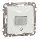Movement detector, Sedna Design & Elements, PIR, 160Â°, 10A, white main
