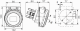 Розетка на панель, 3P+N+E, 6h, 415V, 32A, IP67, PKF32F735 Schneider Electric alt_view_2