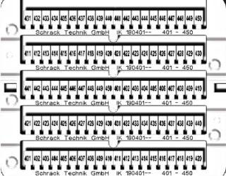 Marking tags 401-450 (each 2x)