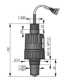 PiloTREK WPA-212-4M Non-Contact Microwave 80GHz Level transmitter for liquids. distance 10m, 1'BSP, 4-20mA +HART alt_view_2