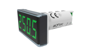 Universālais indikators 4 cipari, zaļi, 14mm, 4…20 mA, no ķēdes, 22, 5mm, ITP11-G AkYtec main