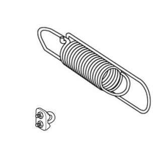 Emergency stop rope pull switches XY2C, mounting kit, Ø 3.2 mm, L 15.5 m, XY2CZ9315