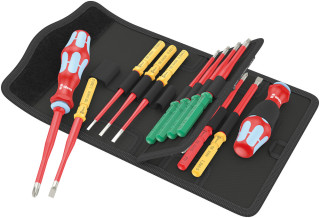 Kraftform Kompakt VDE Stainless 17 extra slim 1 Tool Finder, 17 предметов, 05006631001 Wera main