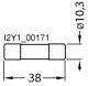 SENTRON, cylindrical fuse, 10 x 38 mm, 4 A, aM, Un AC: 500 V, 3NW8004-1, Siemens alt_view_2