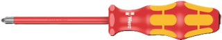 165 i PZ VDE Insulated screwdriver for Pozidriv screws, PZ 1 x 80 mm, 05006162001 Wera main