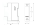 Kontaktors 4.5kW, 2P, 2NO, 20A, spole 230VAC, BZ326437ME Schrack Technik alt_view_2