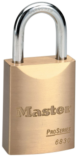6830MK | Pro Series Brass Padlock- 5 pin cylinder - Master Keyed main