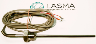 Temperature sensor with a thread, PT100, 6 x 100mm, cable 3m, -50….250ºC, 2000.00.581 Pixsys main