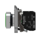 Push button, metal, Harmony XB4, flush, green, 22mm, spring return, marked I, 1NO alt_view_3