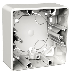 Surface Box 1-G 35mm I , White