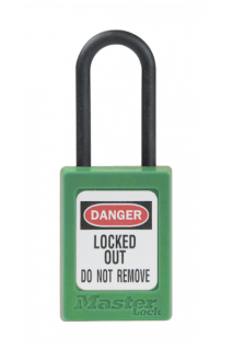S32MKTEAL | Zenex Padlock Plastic Shackle TEAL Master Keyed (Master key to order separately) - NO Key retaining main