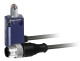 Limit switch, XCMD, steel roller plunger, 1NC+1 NO, snap, M12 0.8 m, XCMD2102L08R12 main