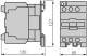 Kontaktors 37kW, 3P, 1NO + 1NC, 80A, spole 230VAC, LC1D80P7 Schneider Electric alt_view_3