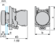 LED korpuss sarkana 24VAC/DC XB4BVB4 Schneider Electric alt_view_7