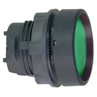 Head for non illuminated push button, Harmony XB5, green flush, 22mm, spring return, unmarked main