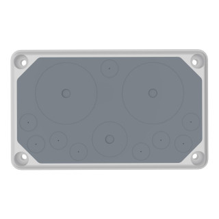 Cable entry gland plate, IP55, 9x3-20, 1x3-40, 2x3-70mm, IL958007A Schrack Technik