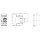 Contactor, AC-3e, 110 A/55 kW/400 V, 3-pole, 230 V AC/50 Hz, 2 NO+2 NC, screw..., 3RT2047-1AP04, Siemens alt_view_3